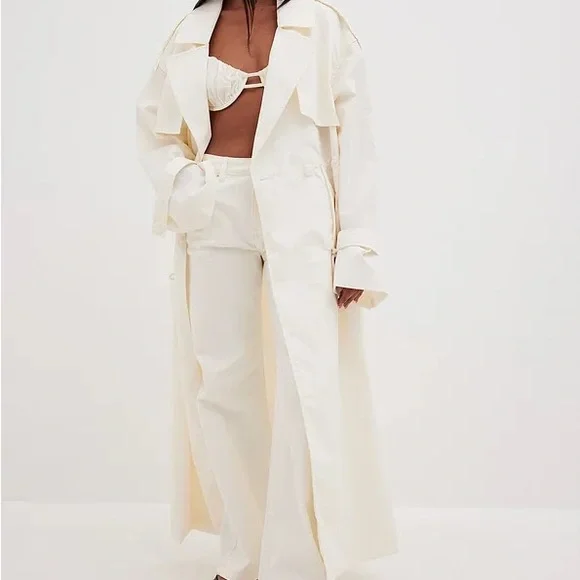 ๐ NWT NA-KD Oversized Nylon Trench ๐ - Picture 1 of 12